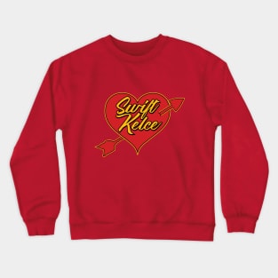 Swift Kelce Arrow Heart Crewneck Sweatshirt